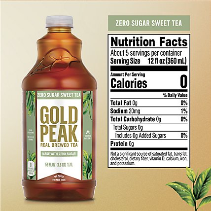 Gold Peak Zero Sugar Sweet Tea - 59 Fl. Oz. - Image 4
