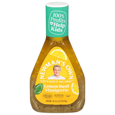 Newmans Own Lemon Basil Vinaigrette - 16 OZ - Image 3