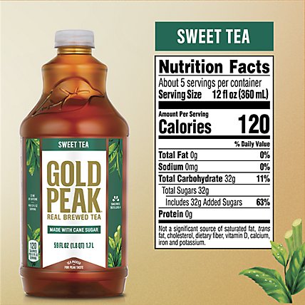 Gold Peak Sweetened Black Tea - 59 Fl. Oz. - Image 4