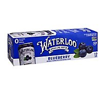 Waterloo Blueberry Sparkling Water - 12-12 FZ