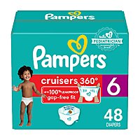 Pampers Cruisers 360 Size 6 Diapers - 48 Count - Image 2