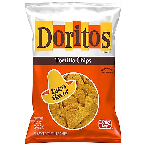 DORITOS Tortilla Chips Taco Flavored - 9.25 OZ