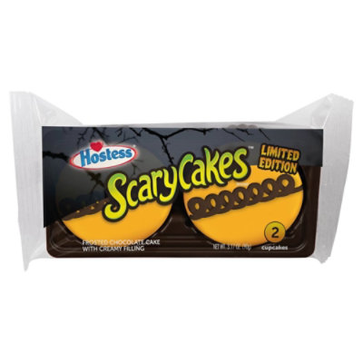 Hostess Scarycakes Halloween Single Serve Cupcakes 2 Count - 3.17 Oz - Image 1