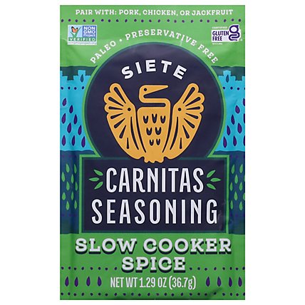 Siete Carnitas Seasoning - 1.29 Oz - Image 3