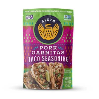 Siete Carnitas Seasoning - 1.29 Oz - Image 1