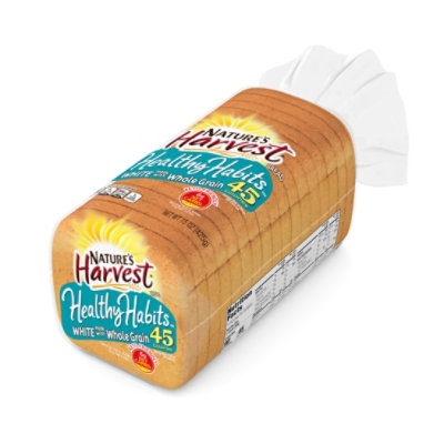 Nature's Harvest Healthy Habits White Bread Made With Whole Grain - 15 Oz - Image 4