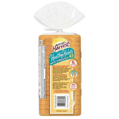 Nature's Harvest Healthy Habits White Bread Made With Whole Grain - 15 Oz - Image 5