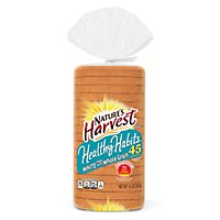 Nature's Harvest Healthy Habits White Bread made with Whole Grain - 15 Oz - Image 1