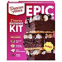 Duncan Hines Epic Kit Smores Brownie Mix Kit - 24.16 Oz - Image 2