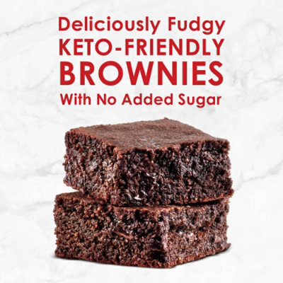 Duncan Hines Keto Friendly Chewy Gluten Free No Sugar Added Fudge Brownie Mix - 10 Oz - Image 2