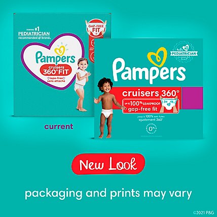 Pampers Cruisers 360 Size 4 Diapers - 64 Count - Image 2