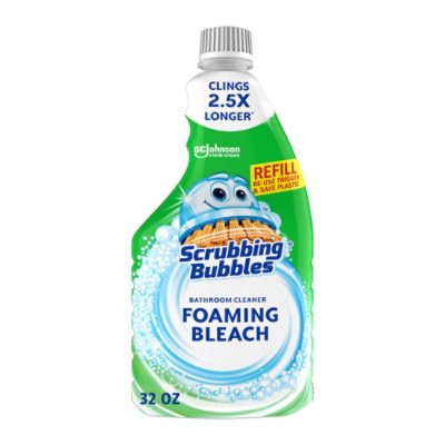 Scrubbing Bubbles Foaming Bleach Bathroom Cleaner Refill Bottle - 32 Fl. Oz. - Image 2