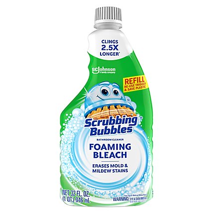 Scrubbing Bubbles Foaming Bleach Bathroom Cleaner Refill Bottle - 32 Fl. Oz. - Image 1