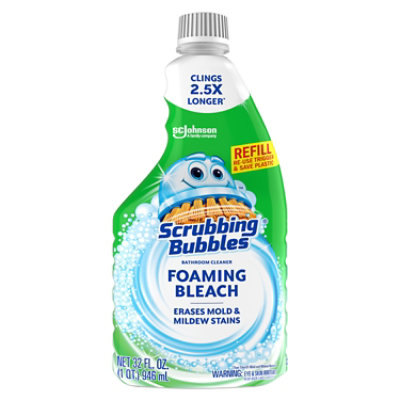 Scrubbing Bubbles Foam With Bleach Refill - 32 FZ