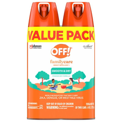 Off! Familycare Insect Repellent Smooth & Dry Aerosol Spray - 2-4 Oz - Image 1