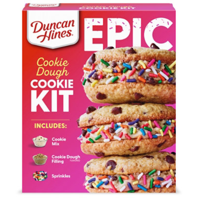 Duncan Hines Epic Kit Cookie Dough Cookie Mix Kit - 22.19 Oz
