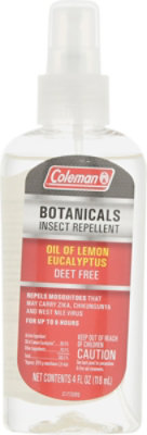 Coleman Botanical Repellent Lemon Eucalyptus - 4 OZ - Image 2