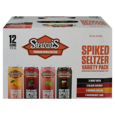 Stewarts Spiked Seltzer Multi Pack In Cans - 12-12 Fl. Oz. - Image 3