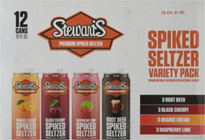 Stewarts Spiked Seltzer Multi Pack In Cans - 12-12 Fl. Oz. - Image 6