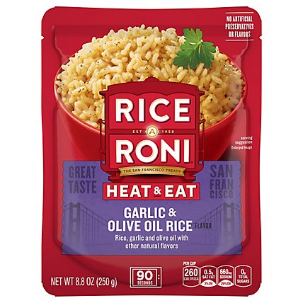 Rice-a-roni Garlic Olive Oil Heat & Eat - 8.8 OZ - Image 2