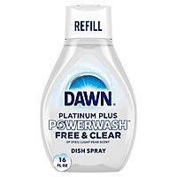 Dawn Powerwash Liquid Dish Spray Free & Clear Rf - 16 FZ - Image 2