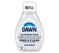 Dawn Powerwash Liquid Dish Spray Free & Clear Rf - 16 FZ
