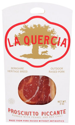 La Quercia Prosciutto Piccante Sliced - 2 OZ - Image 1