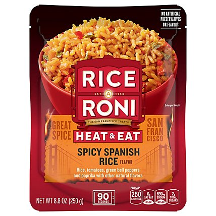 Rice A Roni Heat & Eat Spicy Spanish Rice - 8.8 OZ - Image 3