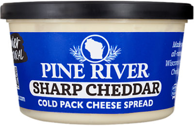 Pine River Spread Cheese Cheddar Sharp - 9 OZ - Image 1