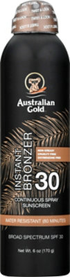 Australian Gold SPF 30 Instant Bronzer Sunscreen - 6 Oz - Image 2