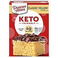 Duncan Hines Mix Gluten Free Zero Sugar Added Keto Friendly Classic Yellow Cake - 10.6 Oz - Image 2
