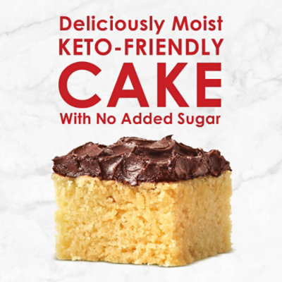 Duncan Hines Keto Friendly Gluten Free No Sugar Added Classic Yellow Cake Mix - 10.6 Oz - Image 2