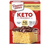 Duncan Hines Mix Gluten Free Zero Sugar Added Keto Friendly Classic Yellow Cake - 10.6 Oz