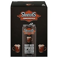 Stewarts Spiked Seltzer Root Beer Pack In Cans - 4-12 Fl. Oz. - Image 3