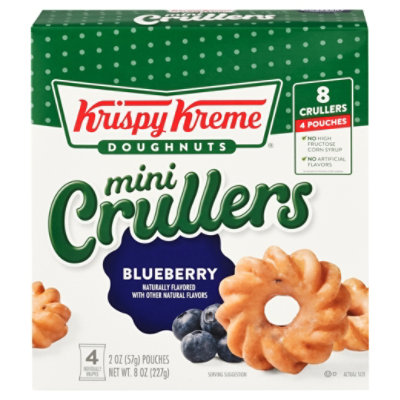 Krispy Kreme Blueberry Mini Crullers - 8 OZ