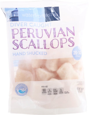 Waterfront Bistro Scallops Peruvian 20 - 30 Ct - 16 OZ - Image 2