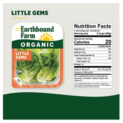 Earthbound Farm Organic Sweet & Crisp Little Gems Tray - 6 Oz - Image 4