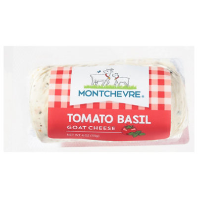 Montchevre Cheese Log Chevre Tomato Basi - 4 OZ - Image 2
