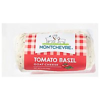 Montchevre Cheese Log Chevre Tomato Basi - 4 OZ - Image 1