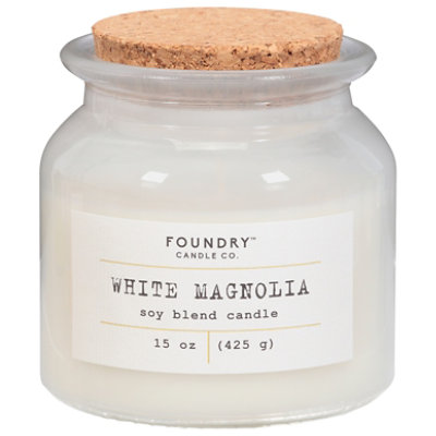 Foundry Candle White Magnolia 15 Oz - 15 OZ - Image 3