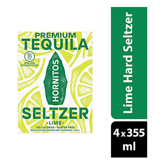 Hornitos Lime Seltzer In Cans - 4-355ML