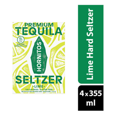 Hornitos Lime Seltzer In Cans - 4-355ML - Image 1