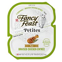 Fancy Feast Petites Braised Chicken Pate Wet Cat Food - 2.8 Oz - Image 1