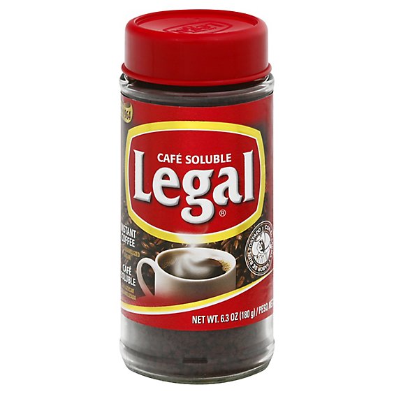 Cafe Legal Instant Coffee Legal - 6.3 OZ