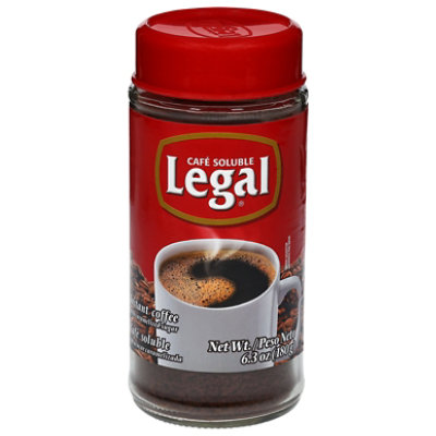 Cafe Legal Instant Coffee Legal - 6.3 OZ