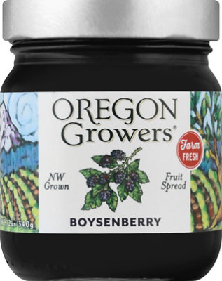 Oregon Growers Boysenberry Fruit Spread - 12 OZ - Image 2