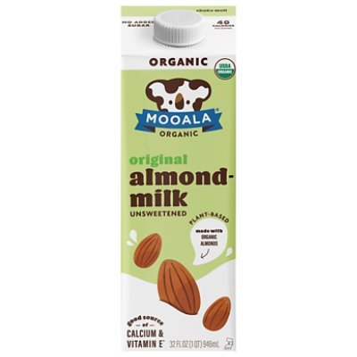 Mooala Almond Milk Unsweet Organic - 33.8 FZ - Image 3