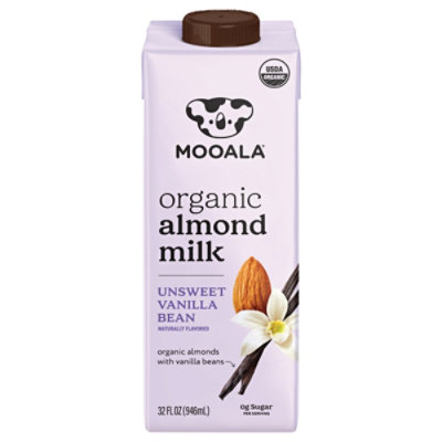 Mooala Milk Almond Unswt Van Bean Orgnc - 33.8 FZ
