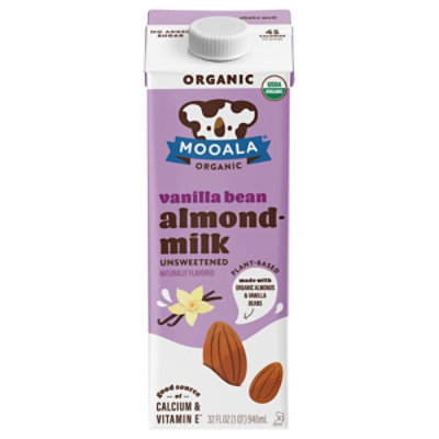 Mooala Milk Almond Unswt Van Bean Orgnc - 33.8 FZ - Image 3