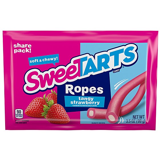Sweetart Strawberry Ropes - 3.5 OZ